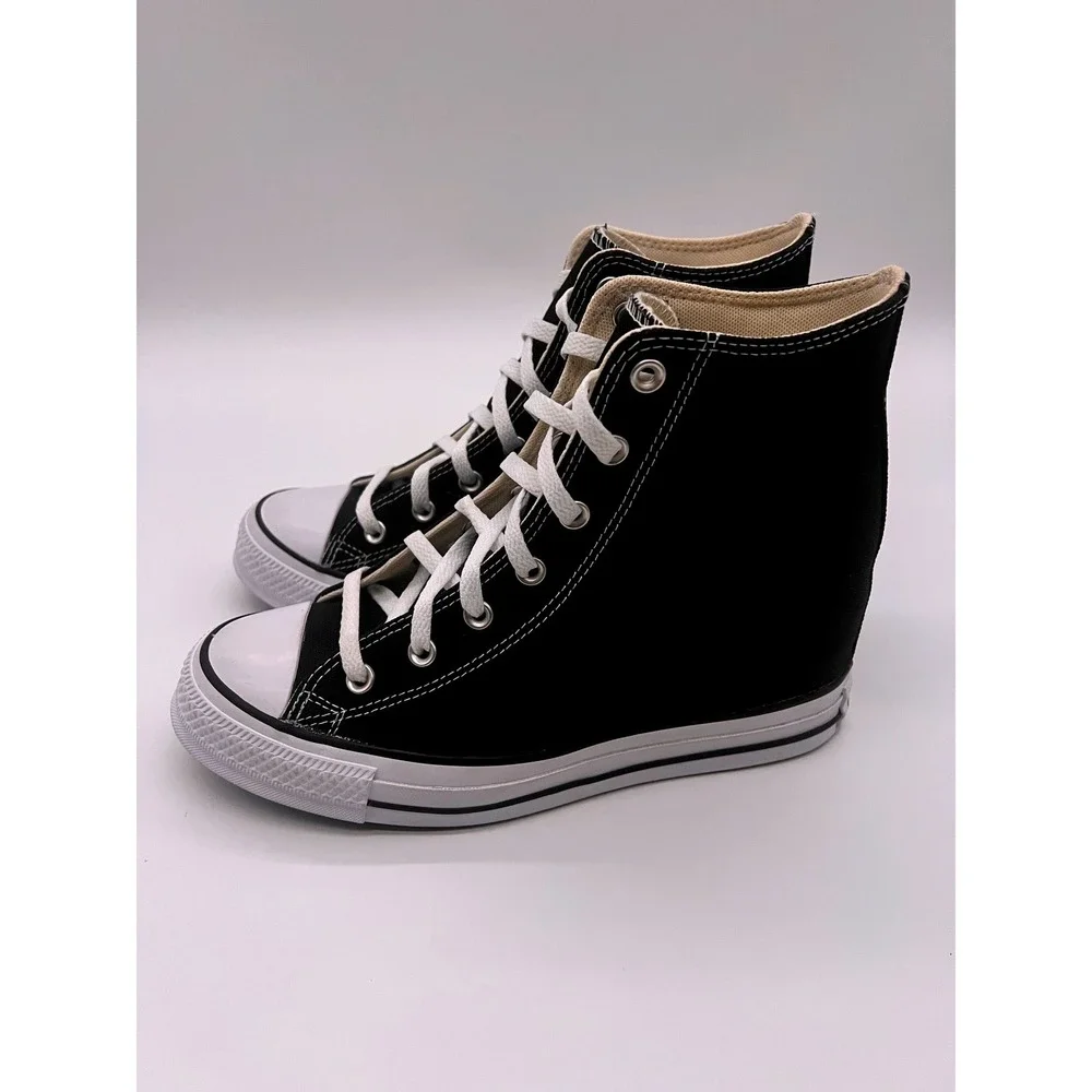 Converse Women's Chuck Taylor All Star Wedge Platform High Cavas Black NEW